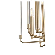 Quorum Home Quorum - 8114-6-80 - Six Light Entry Pendant - Aged Brass