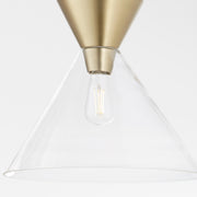 Quorum Home Quorum - 8119-280 - One Light Pendant - Aged Brass w/ Clear Glass