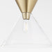 Quorum Home Quorum - 8119-280 - One Light Pendant - Aged Brass w/ Clear Glass
