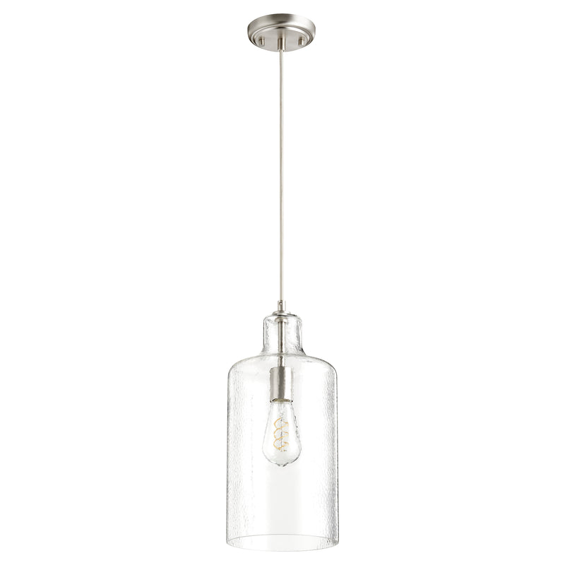 Quorum Home Quorum - 8141-65 - One Light Pendant - Satin Nickel
