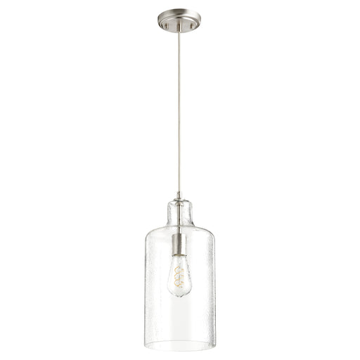 Quorum Home Quorum - 8141-65 - One Light Pendant - Satin Nickel