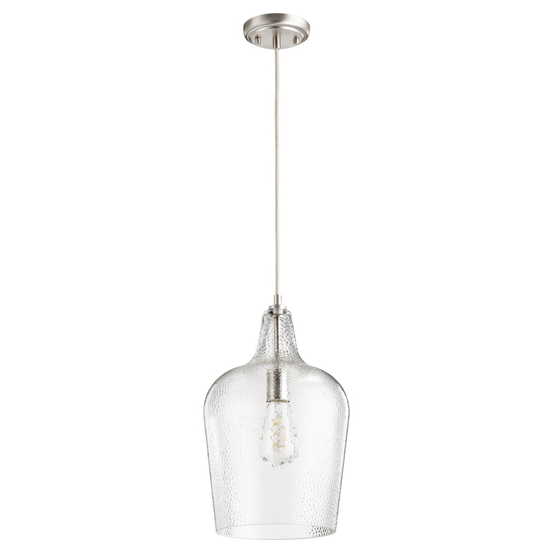 Quorum Home Quorum - 8143-65 - One Light Pendant - Satin Nickel