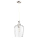 Quorum Home Quorum - 8143-65 - One Light Pendant - Satin Nickel