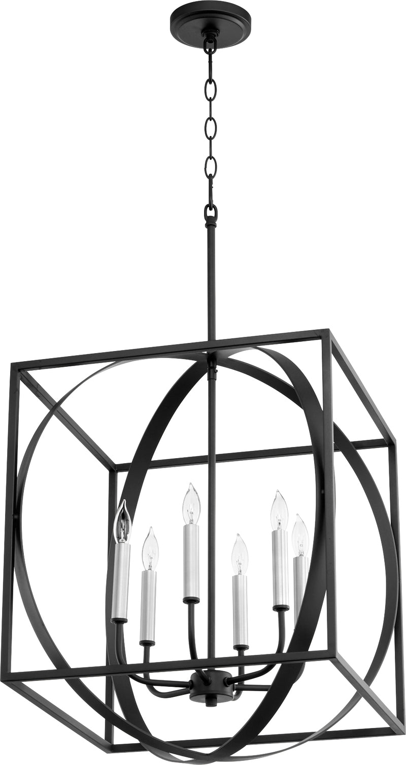 Quorum Home Quorum - 8150-6-69 - Six Light Pendant - Textured Black