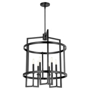 Quorum Home Quorum - 8174-6-59 - Six Light Entry - Matte Black