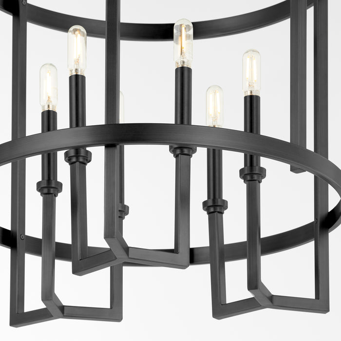 Quorum Home Quorum - 8174-6-59 - Six Light Entry - Matte Black
