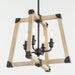 Quorum Home Quorum - 8189-4-69 - Four Light Pendant - Textured Black w/ Driftwood finish
