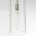 Quorum Home Quorum - 8192-65 - One Light Pendant - Satin Nickel w/ Textured Glass