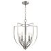 Quorum Home Quorum - 8202-5-65 - Five Light Entry Pendant - Satin Nickel
