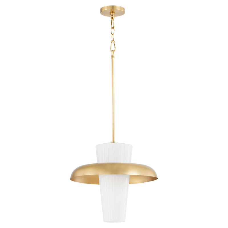 Quorum Home Quorum - 8227-20-80 - One Light Pendant - Aged Brass
