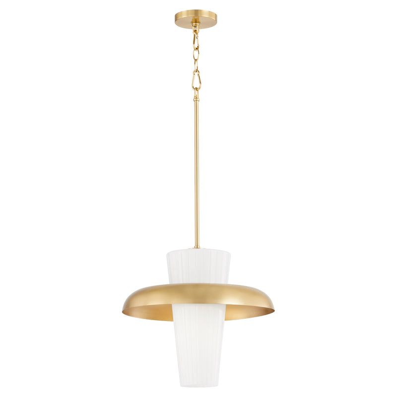 Quorum Home Quorum - 8227-20-80 - One Light Pendant - Aged Brass