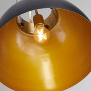 Quorum Home Quorum - 823-5980 - One Light Pendant - Matte Black w/ Aged Brass