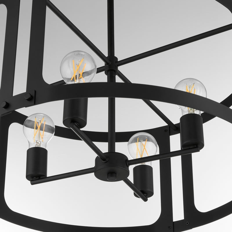 COLBURN 4 Light Pendant - Matte Black