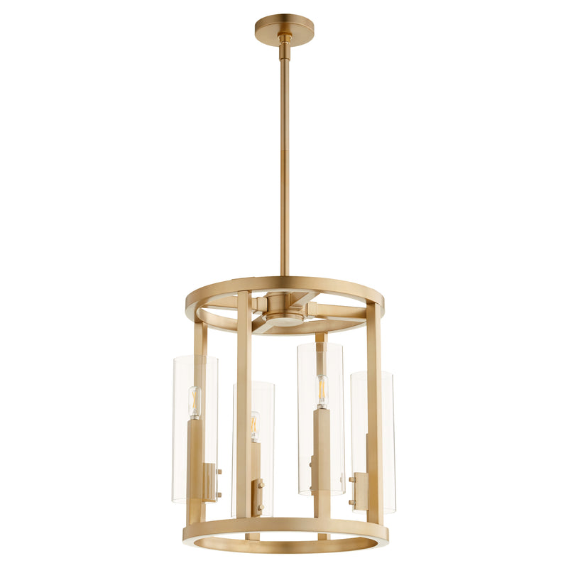 Quorum Home Quorum - 8277-4-80 - Four Light Entry - Aged Brass