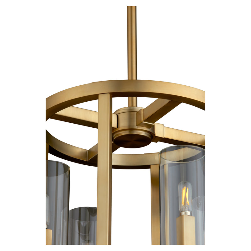 Quorum Home Quorum - 8277-4-80 - Four Light Entry - Aged Brass