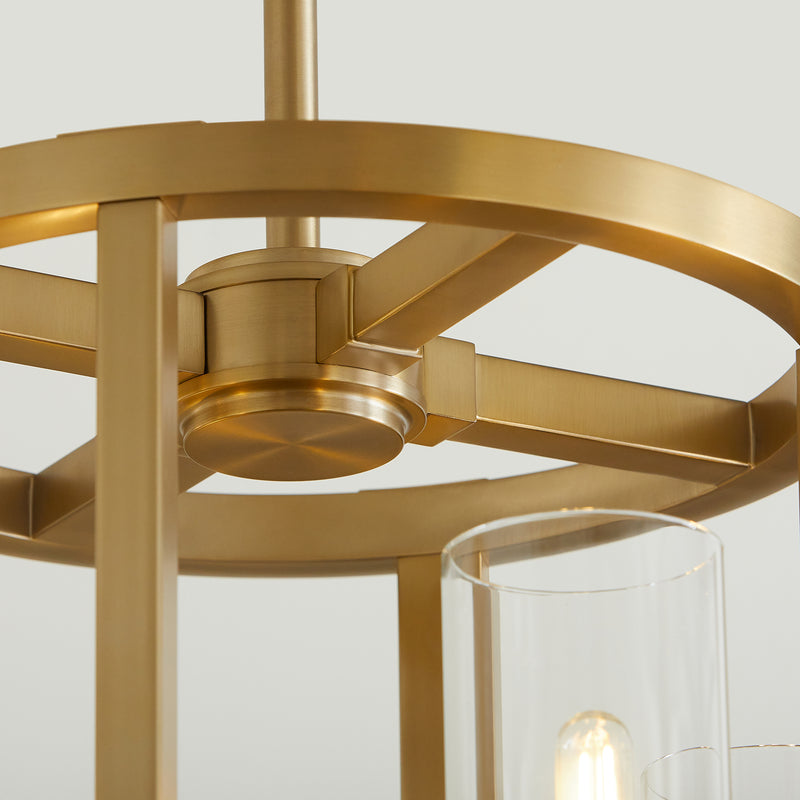 Quorum Home Quorum - 8277-4-80 - Four Light Entry - Aged Brass