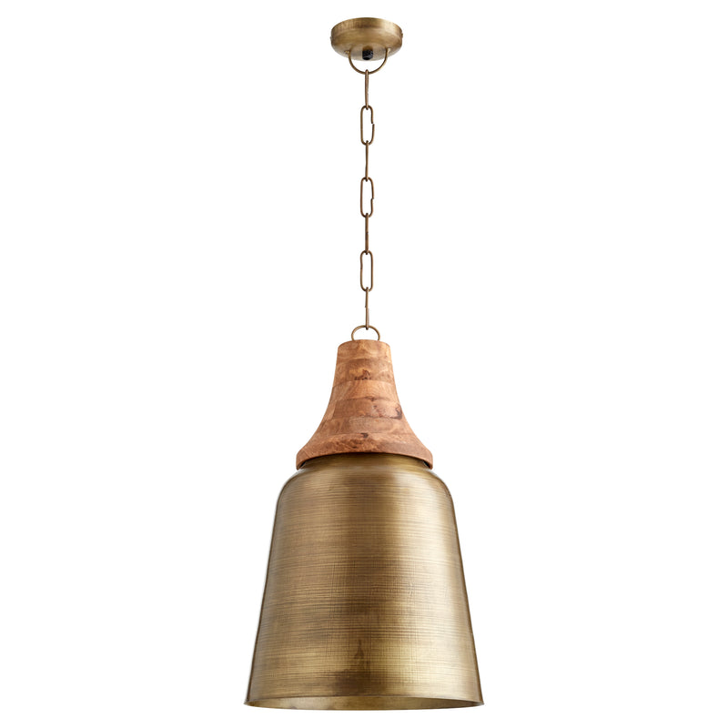 Quorum Home Quorum - 83-75 - One Light Pendant - Artisan Brass
