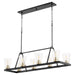 Quorum Home Quorum - 83-8-6980 - Eight Light Chandelier - Textured Black w/ Aged Brass