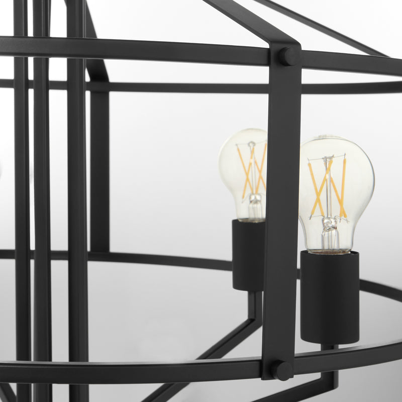 TOBIN 24" 5 Light Pendant - Matte Black