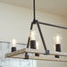 Quorum Home Quorum - 84-10-6941 - Ten Light Chandelier - Textured Black w/ Weathered Oak Finish