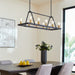 Quorum Home Quorum - 84-10-6980 - Ten Light Chandelier - Textured Black w/ Aged Brass