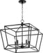 Quorum Home Quorum - 8407-5-69 - Five Light Chandelier - Textured Black