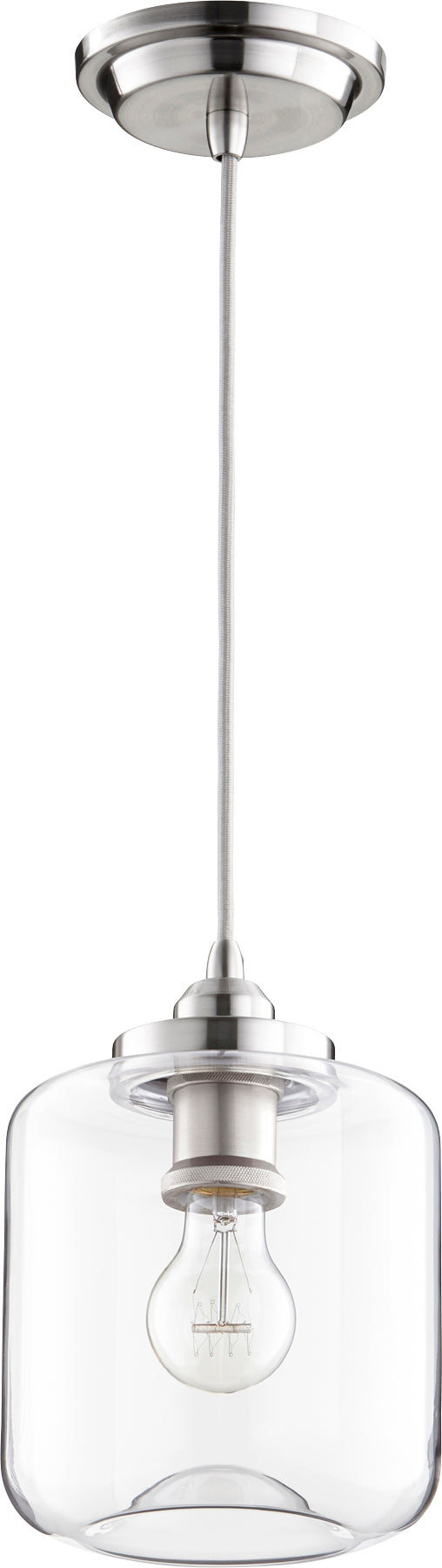 Quorum Home Quorum - 845-65 - One Light Pendant - Satin Nickel