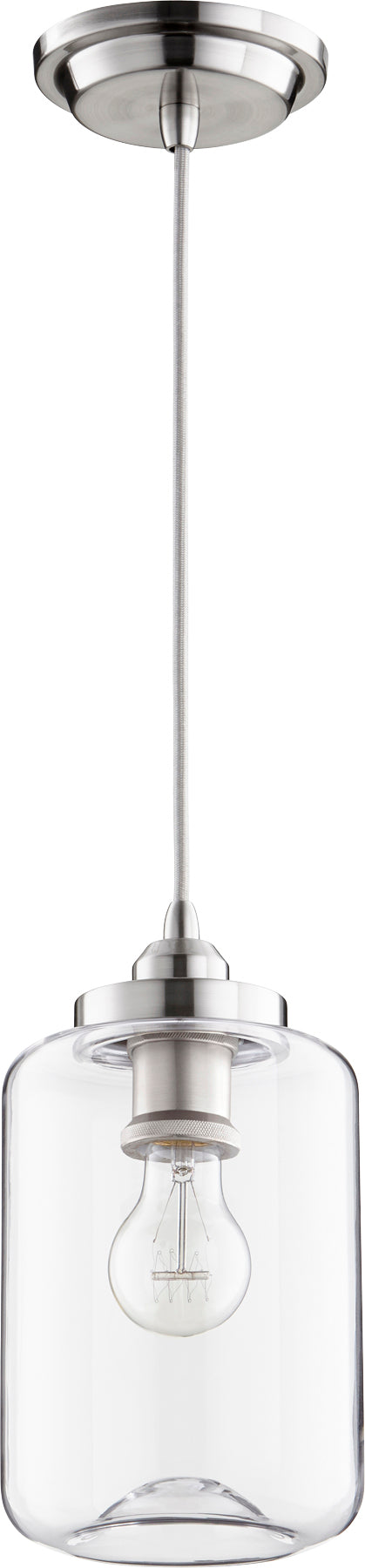 Quorum Home Quorum - 846-65 - One Light Pendant - Satin Nickel