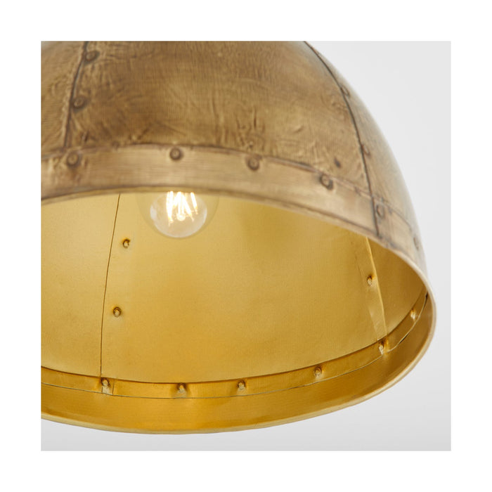 ARTISAN DOME 14" 1 Light - Artisan Brass