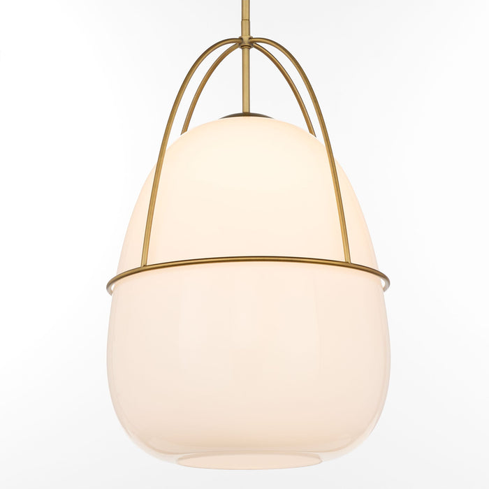 PULAGIA 16" Pendant - Brushed Brass