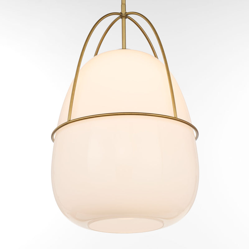 PULAGIA 16" Pendant - Brushed Brass