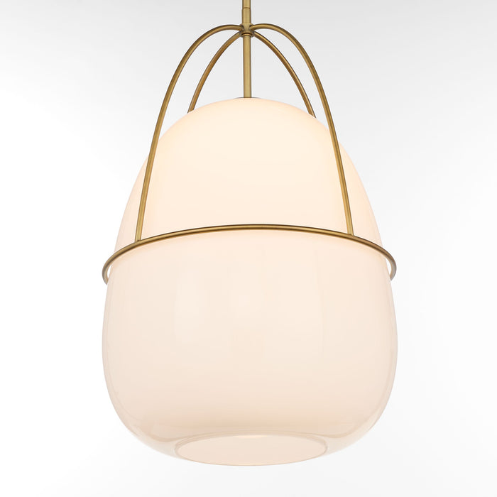 PULAGIA 16" Pendant - Brushed Brass