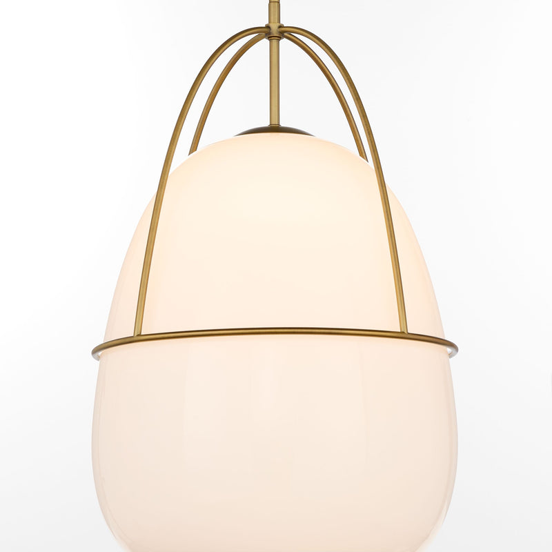 PULAGIA 16" Pendant - Brushed Brass