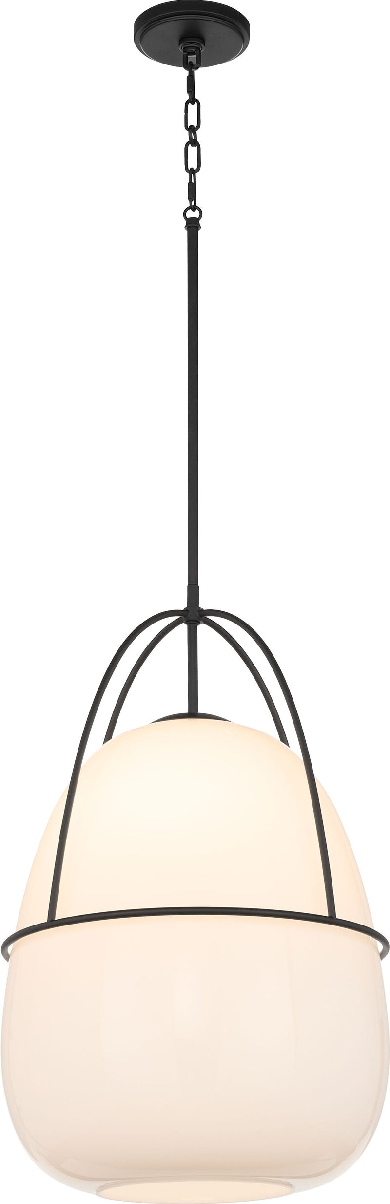 PULAGIA 16" Pendant - Matte Black