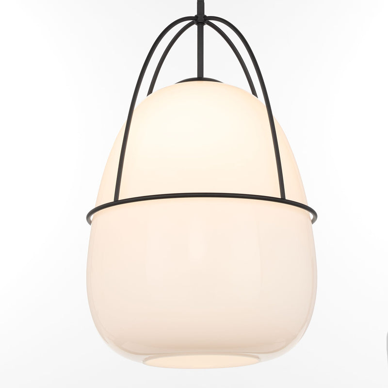 PULAGIA 16" Pendant - Matte Black