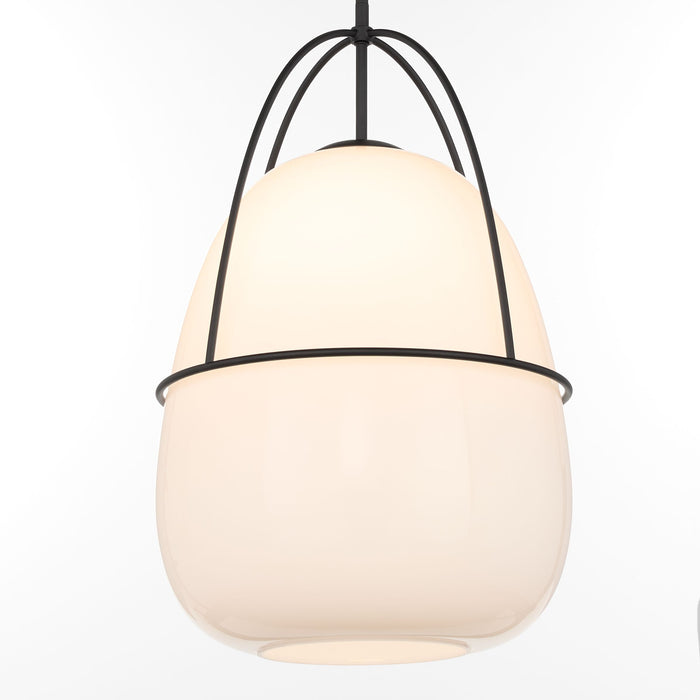 PULAGIA 16" Pendant - Matte Black