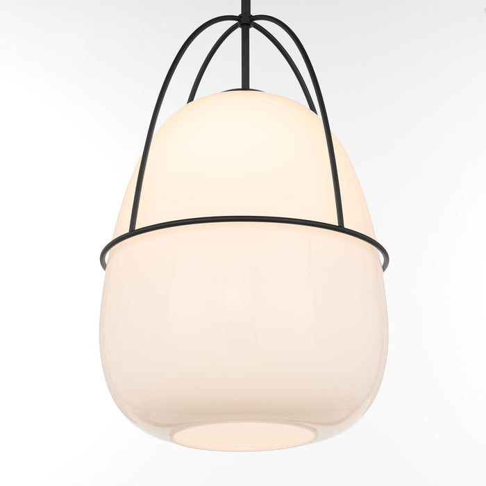 PULAGIA 16" Pendant - Matte Black