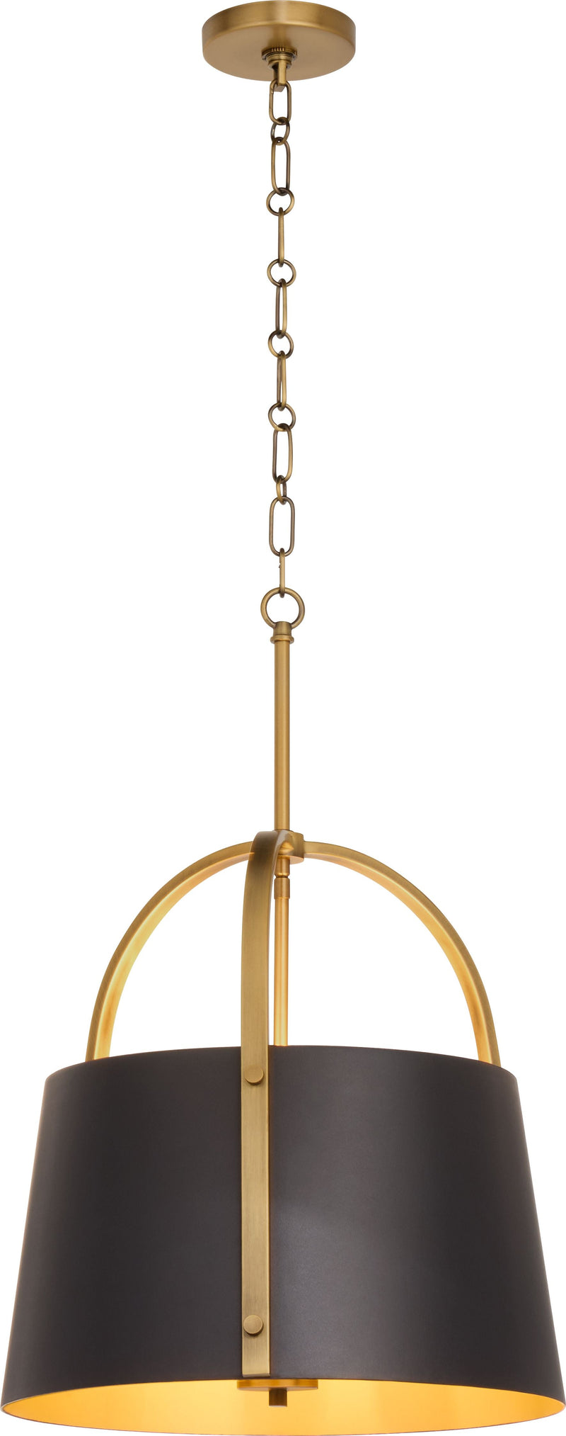 DOMINGO 3 Light Pendant - Brushed Brass