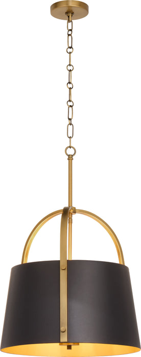 DOMINGO 3 Light Pendant - Brushed Brass