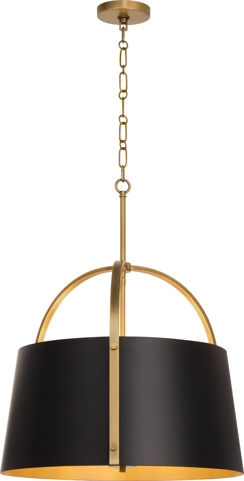DOMINGO 4 Light Pendant - Brushed Brass