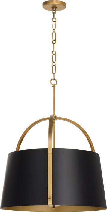 DOMINGO 4 Light Pendant - Brushed Brass