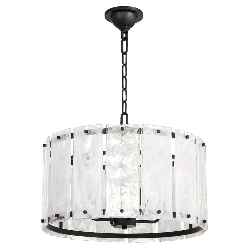 Quorum Home Quorum - 8575-4-59 - Four Light Pendant - Matte Black