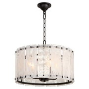 Quorum Home Quorum - 8575-4-59 - Four Light Pendant - Matte Black