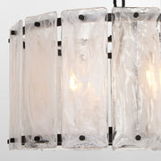 Quorum Home Quorum - 8575-4-59 - Four Light Pendant - Matte Black