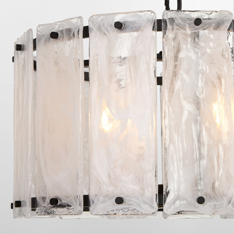 Quorum Home Quorum - 8575-4-59 - Four Light Pendant - Matte Black