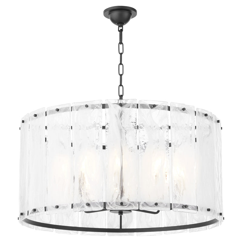 Quorum Home Quorum - 8575-8-59 - Eight Light Pendant - Matte Black