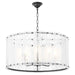 Quorum Home Quorum - 8575-8-59 - Eight Light Pendant - Matte Black