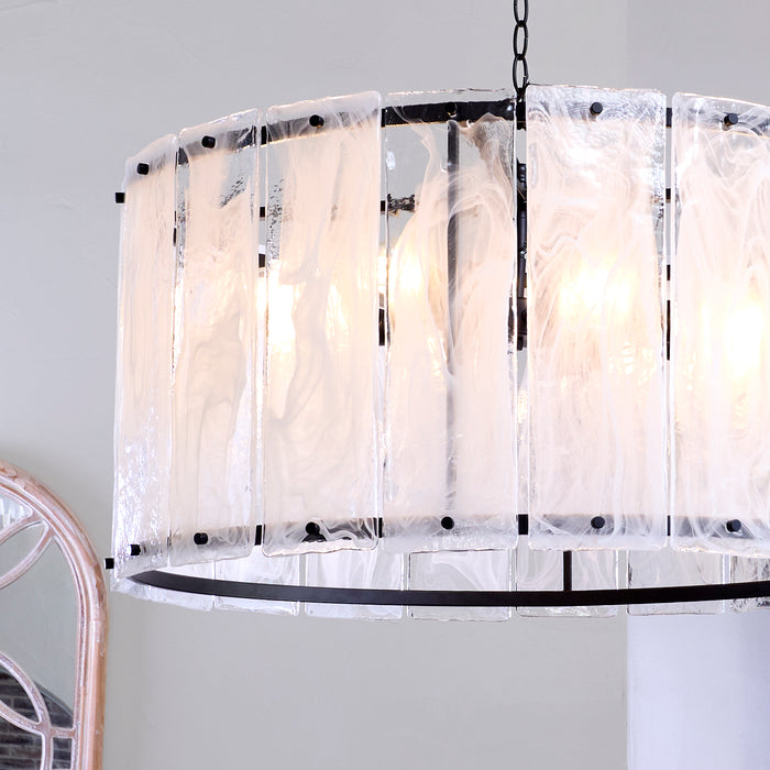Quorum Home Quorum - 8575-8-59 - Eight Light Pendant - Matte Black