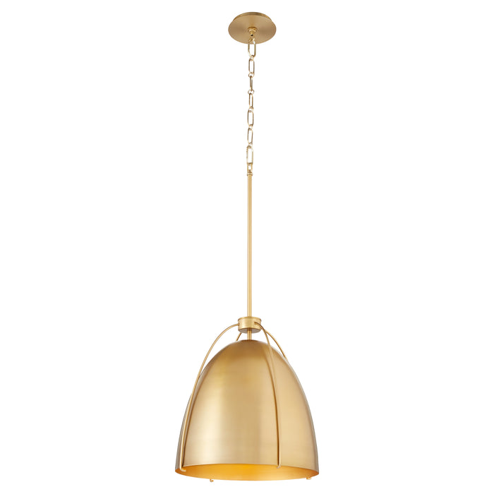 Quorum Home Quorum - 860-1-80 - One Light Pendant - Aged Brass