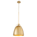 Quorum Home Quorum - 860-1-80 - One Light Pendant - Aged Brass